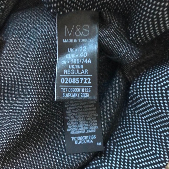 Black & White Dress Pants - Picture 4 of 5